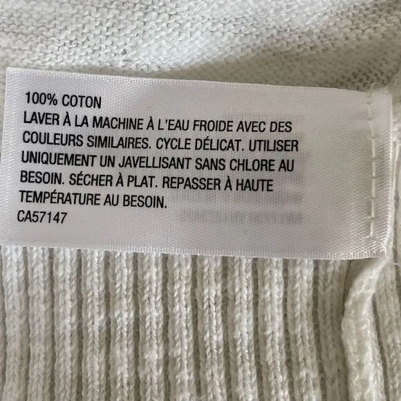 Mossimo Supply & Co Three Button Front V-Neck White ¾ Sleeves SZ SP #1415 - Picture 11 of 13